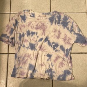 tye dye crop top.